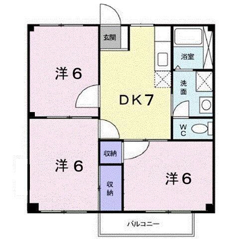 広島県福山市瀬戸町大字地頭分 備後赤坂駅 3DK アパート 賃貸物件詳細