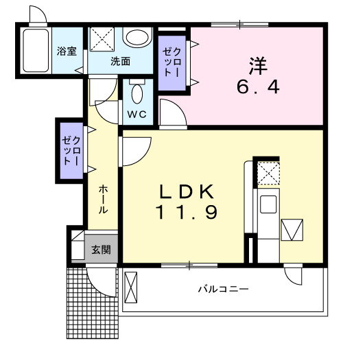 茨城県筑西市小川 川島駅 1LDK アパート 賃貸物件詳細