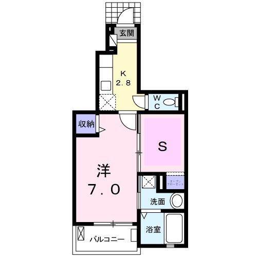 茨城県水戸市渡里町 赤塚駅 1SK アパート 賃貸物件詳細