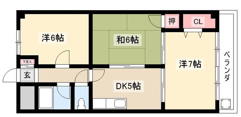 愛知県名古屋市中村区井深町 亀島駅 3DK マンション 賃貸物件詳細