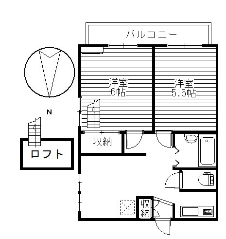 プレステージ大胡ＩＩ 1階 2DK 賃貸物件詳細