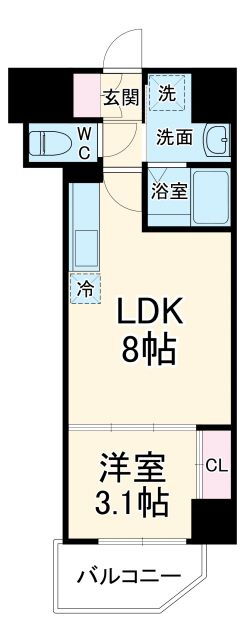 大阪府大阪市東成区中道３ 森ノ宮駅 1LDK マンション 賃貸物件詳細