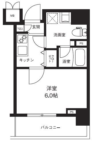 神奈川県横浜市神奈川区栄町 横浜駅 1K マンション 賃貸物件詳細