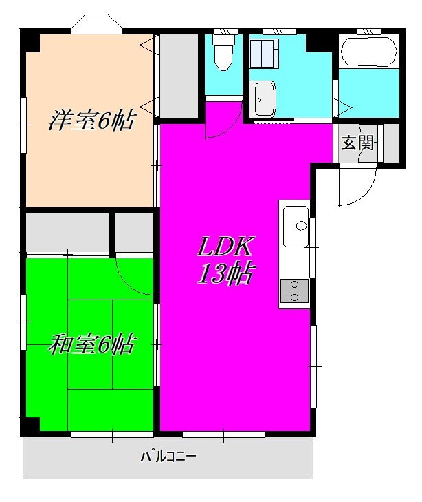 神奈川県相模原市中央区田名塩田２ 番田駅 2LDK アパート 賃貸物件詳細
