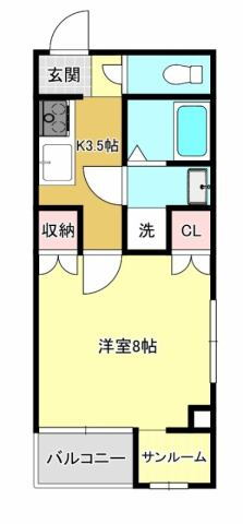 福井県鯖江市幸町１ 神明駅 1K マンション 賃貸物件詳細