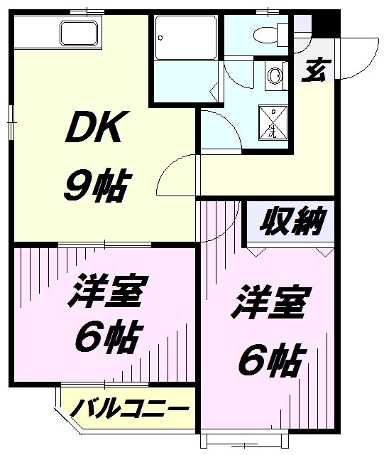 ベル・フラット 1階 2DK 賃貸物件詳細