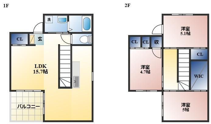 福岡県北九州市小倉南区沼緑町２ 下曽根駅 3LDK 一戸建て 賃貸物件詳細