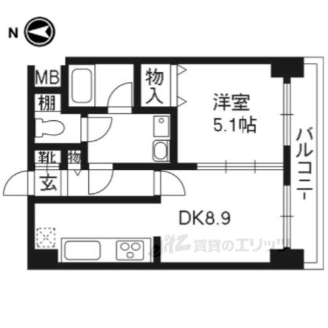 アーバネックス室町 2階 1LDK 賃貸物件詳細