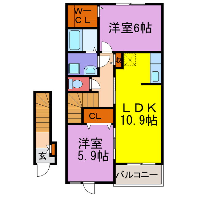 兵庫県姫路市香寺町犬飼 香呂駅 2LDK アパート 賃貸物件詳細