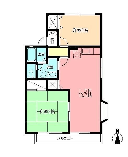 神奈川県相模原市中央区淵野辺１ 矢部駅 2LDK アパート 賃貸物件詳細