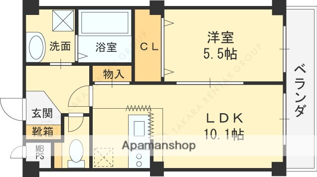 大阪府八尾市南久宝寺１ 久宝寺駅 1LDK マンション 賃貸物件詳細