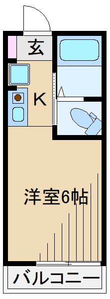 神奈川県横浜市港北区大倉山６ 大倉山駅 1K アパート 賃貸物件詳細