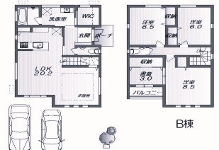 兵庫県芦屋市川西町 芦屋川駅 3LDK 一戸建て 賃貸物件詳細