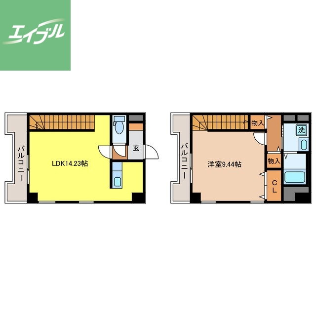 イメゾン麹屋 3階 1LDK 賃貸物件詳細