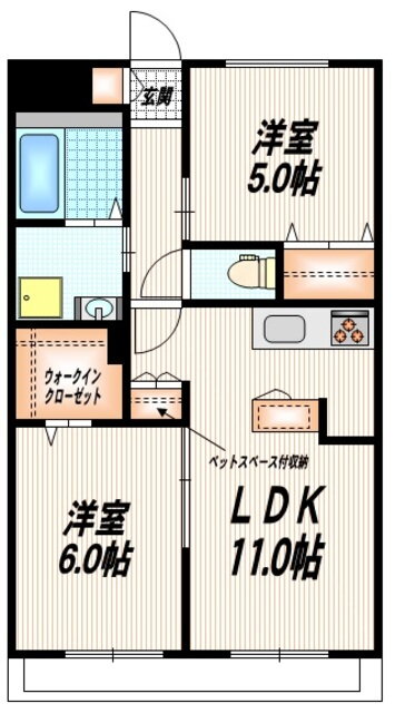 埼玉県越谷市西方１ 越谷駅 2LDK マンション 賃貸物件詳細