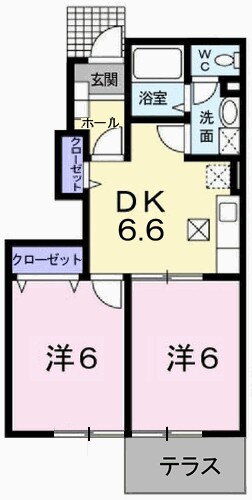 兵庫県姫路市御国野町御着 御着駅 2DK アパート 賃貸物件詳細