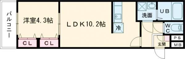 （仮）ジーメゾン飾磨恵美酒 1階 1LDK 賃貸物件詳細