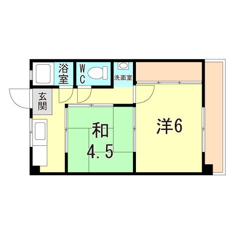 兵庫県神戸市東灘区岡本１ 岡本駅 2K マンション 賃貸物件詳細