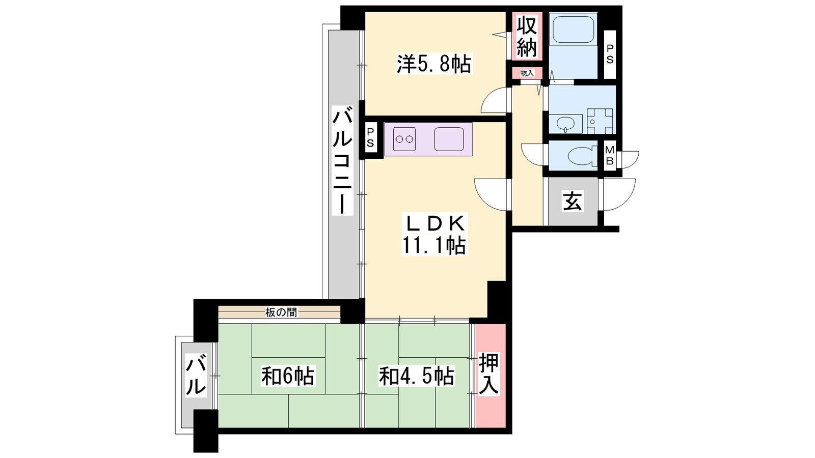 兵庫県姫路市西二階町 山陽姫路駅 3LDK マンション 賃貸物件詳細