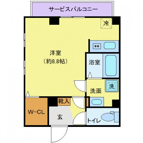 レピュア大島レジデンス 3階 ワンルーム 賃貸物件詳細