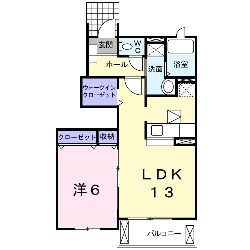 エピーメロンＢ 1階 1LDK 賃貸物件詳細