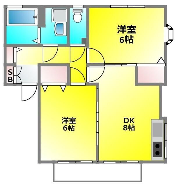 東京都武蔵野市桜堤２ 東小金井駅 2DK アパート 賃貸物件詳細