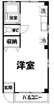 ハイツ川島 3階 ワンルーム 賃貸物件詳細
