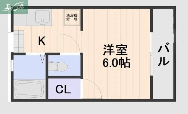 コーポＫ．Ｙ２ 2階 1K 賃貸物件詳細