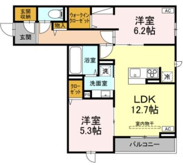 東京都小金井市本町５ 武蔵小金井駅 2LDK アパート 賃貸物件詳細