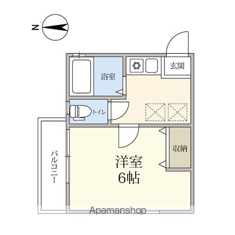 神奈川県横浜市港北区篠原西町 白楽駅 1K アパート 賃貸物件詳細