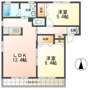 愛知県一宮市浅井町小日比野字大萩 江南駅 2LDK アパート 賃貸物件詳細