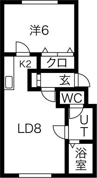 北海道札幌市西区八軒七条東３ 八軒駅 1LDK アパート 賃貸物件詳細