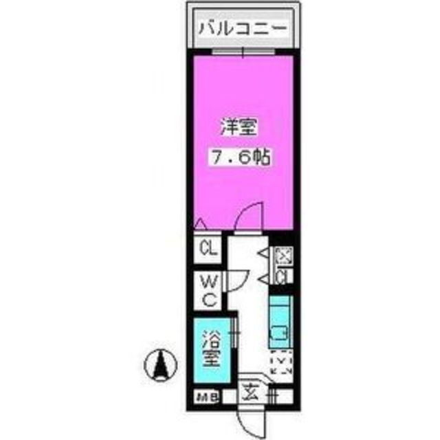 福岡県福岡市中央区荒戸３ 唐人町駅 1K マンション 賃貸物件詳細