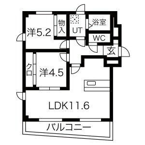 シェラトン赤塚Ｉ 2階 2LDK 賃貸物件詳細