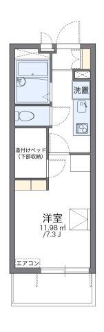 レオパレス中落合ヒルズ 2階 1K 賃貸物件詳細