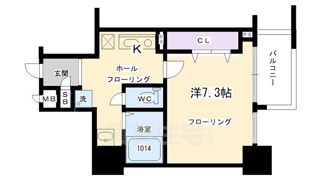 京都府京都市中京区大文字町 京都市役所前駅 1K マンション 賃貸物件詳細