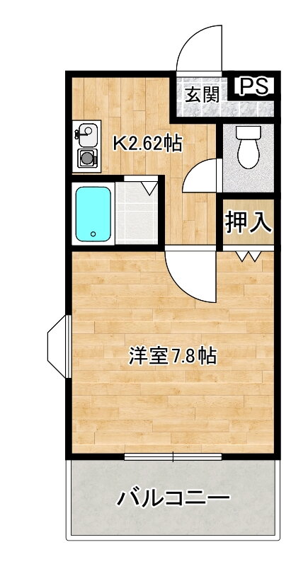 福岡県福岡市東区和白丘１ 福工大前駅 1K マンション 賃貸物件詳細