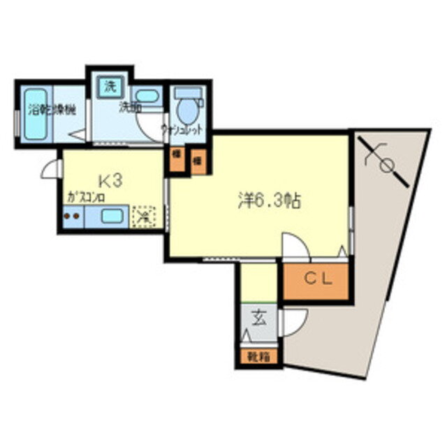 京都府京都市左京区下鴨芝本町 北山駅 1K アパート 賃貸物件詳細
