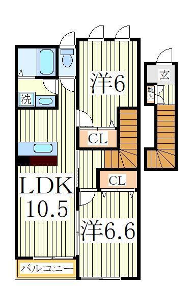 千葉県柏市大井 柏駅 2LDK アパート 賃貸物件詳細