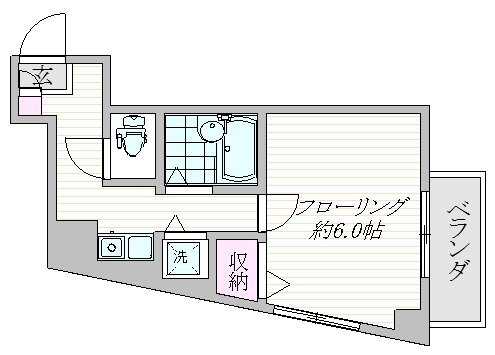 東京都多摩市一ノ宮４ 聖蹟桜ヶ丘駅 1K マンション 賃貸物件詳細