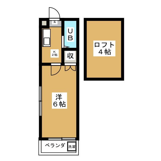 千葉県市川市菅野２ 本八幡駅 1K アパート 賃貸物件詳細