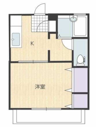 岡山県倉敷市浜町２ 倉敷駅 1K アパート 賃貸物件詳細