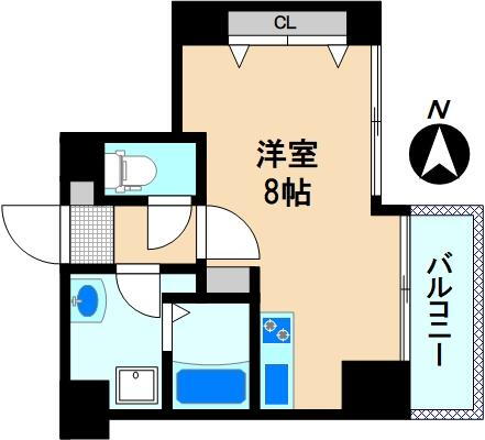 レオーネ川崎 8階 ワンルーム 賃貸物件詳細