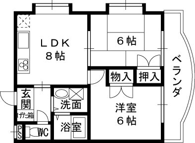 大阪府大東市寺川３ 野崎駅 2LDK マンション 賃貸物件詳細