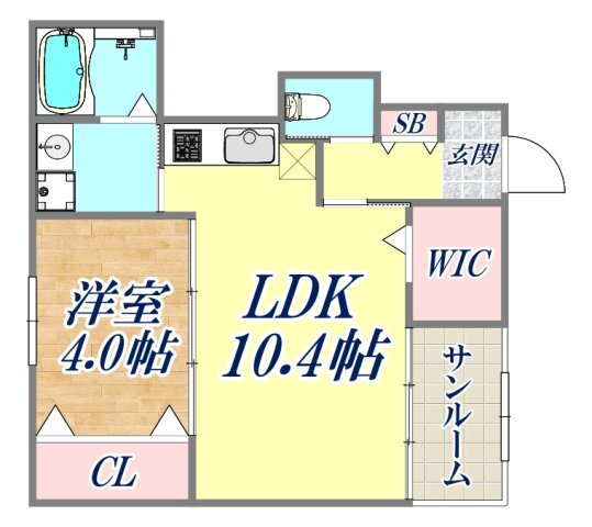 兵庫県神戸市東灘区岡本６ 御影駅 1LDK アパート 賃貸物件詳細
