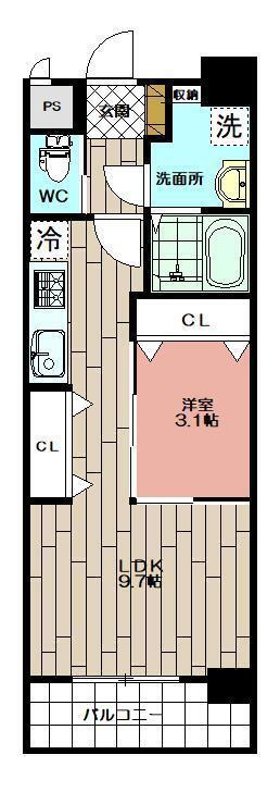 福岡県北九州市小倉北区黄金１ 香春口三萩野駅 1LDK マンション 賃貸物件詳細