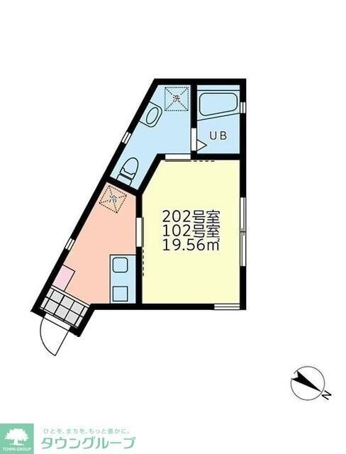 モンステラ羽沢 1階 1K 賃貸物件詳細