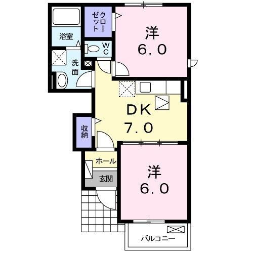 千葉県東金市堀上 東金駅 2DK アパート 賃貸物件詳細