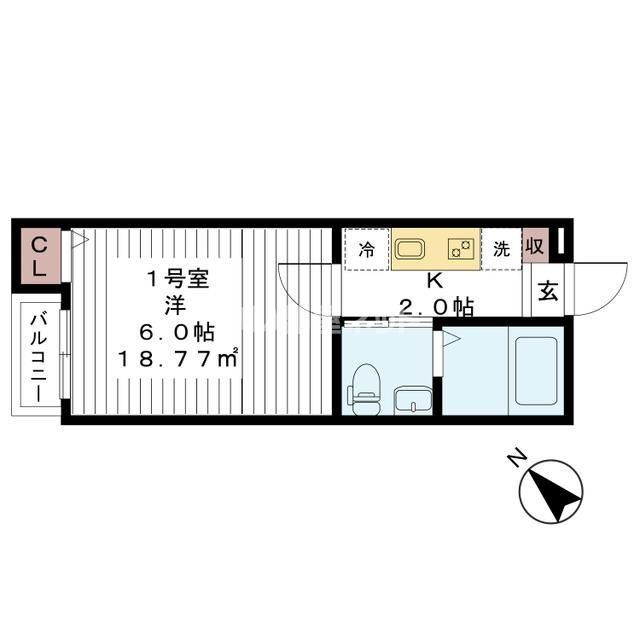千葉県船橋市新高根５ 高根公団駅 1K アパート 賃貸物件詳細