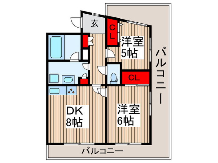 千葉県松戸市松戸 松戸駅 2DK マンション 賃貸物件詳細